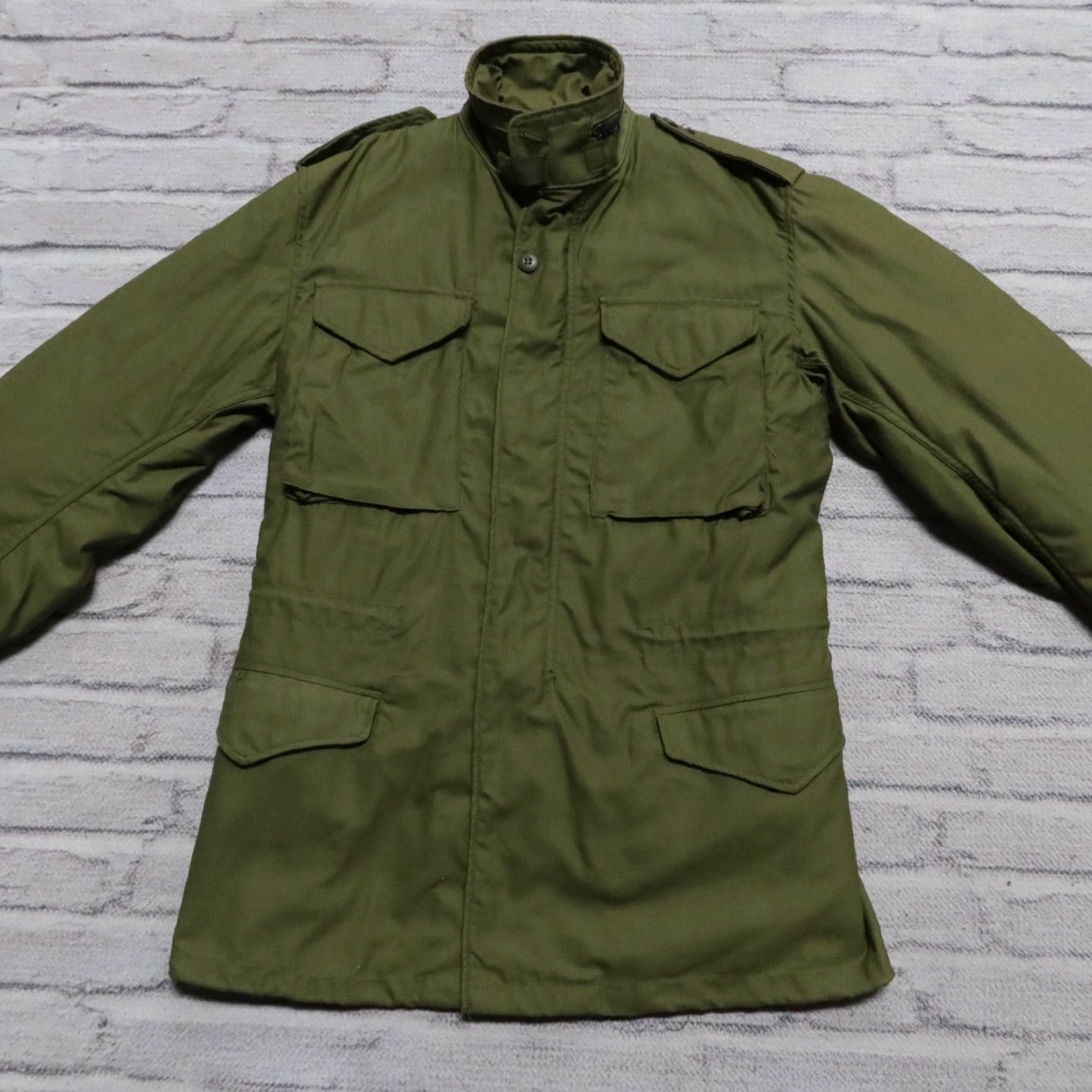 Alpha Industries VINTAGE Alpha Industries M-65 Jacket Mens S Military Green Size US S / EU 44-46 / 1 - 4 Thumbnail