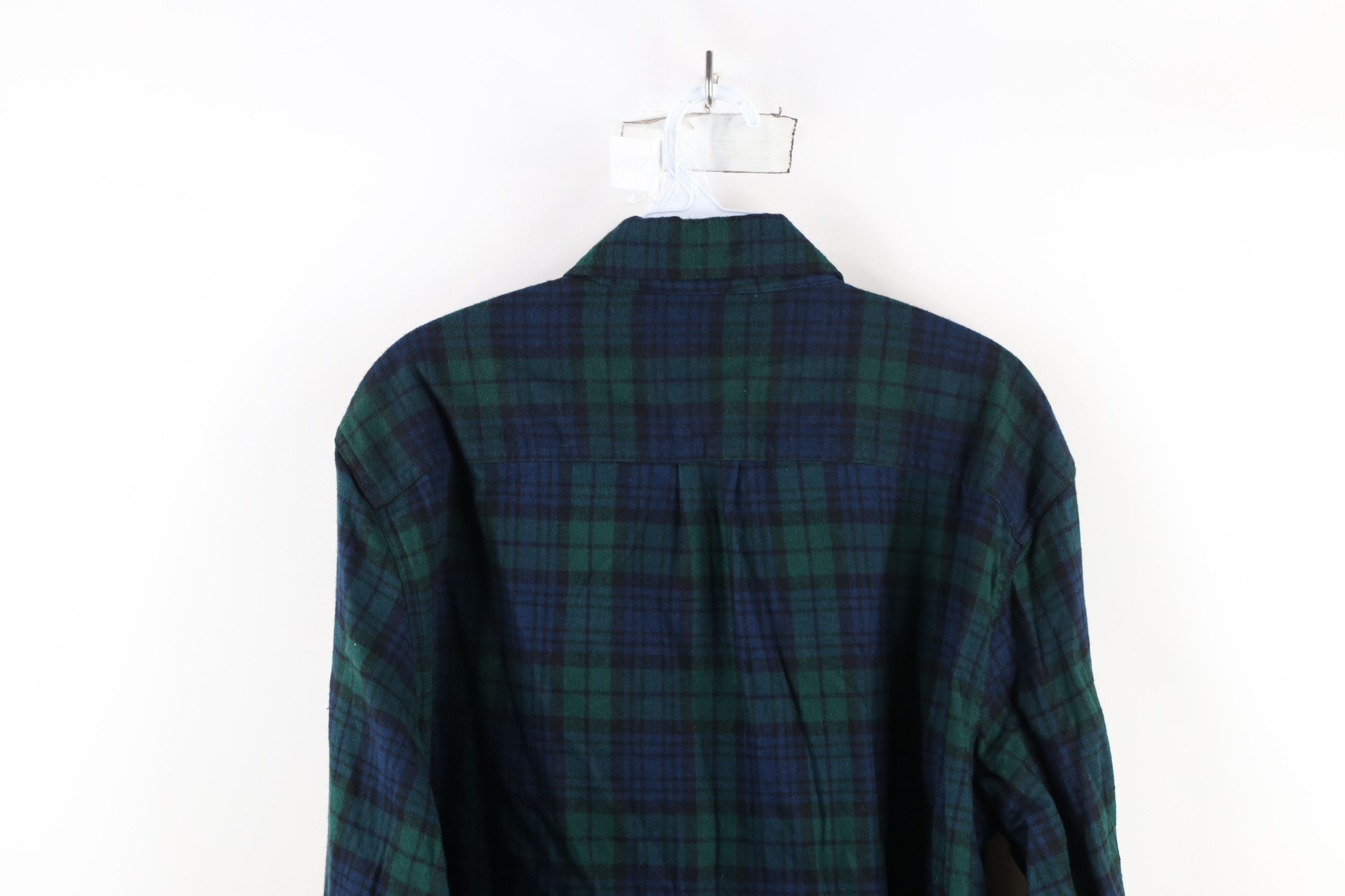 L.L. Bean × Vintage Vintage LL Bean Flannel Collared Button Down Shirt Plaid Size US M / EU 48-50 / 2 - 9 Thumbnail