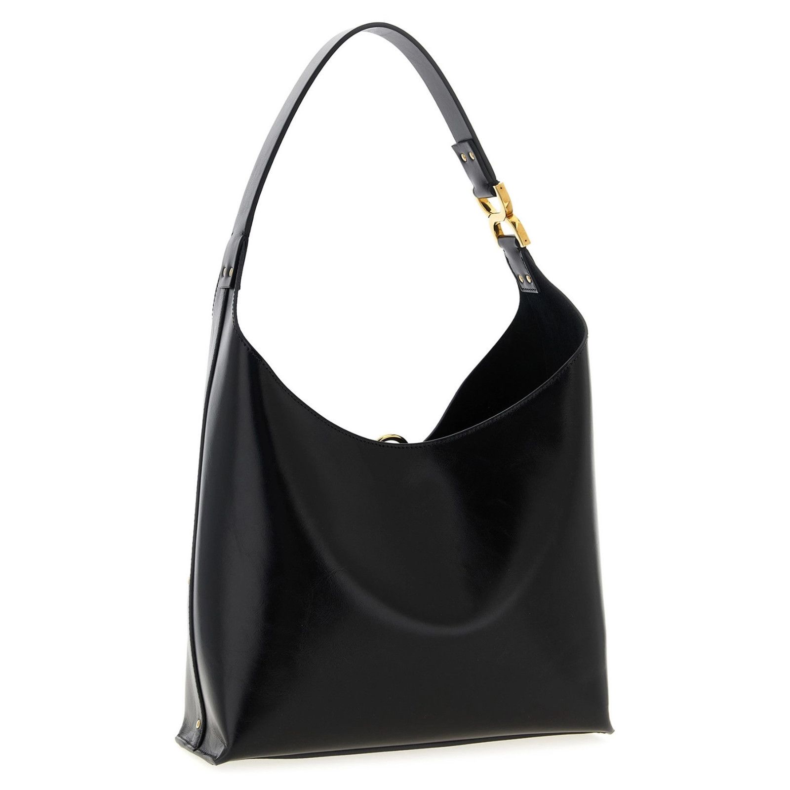 Chloe Chloe Small Black Shiny Leather Shoulder Bag New & Authentic Size ONE SIZE - 2 Thumbnail
