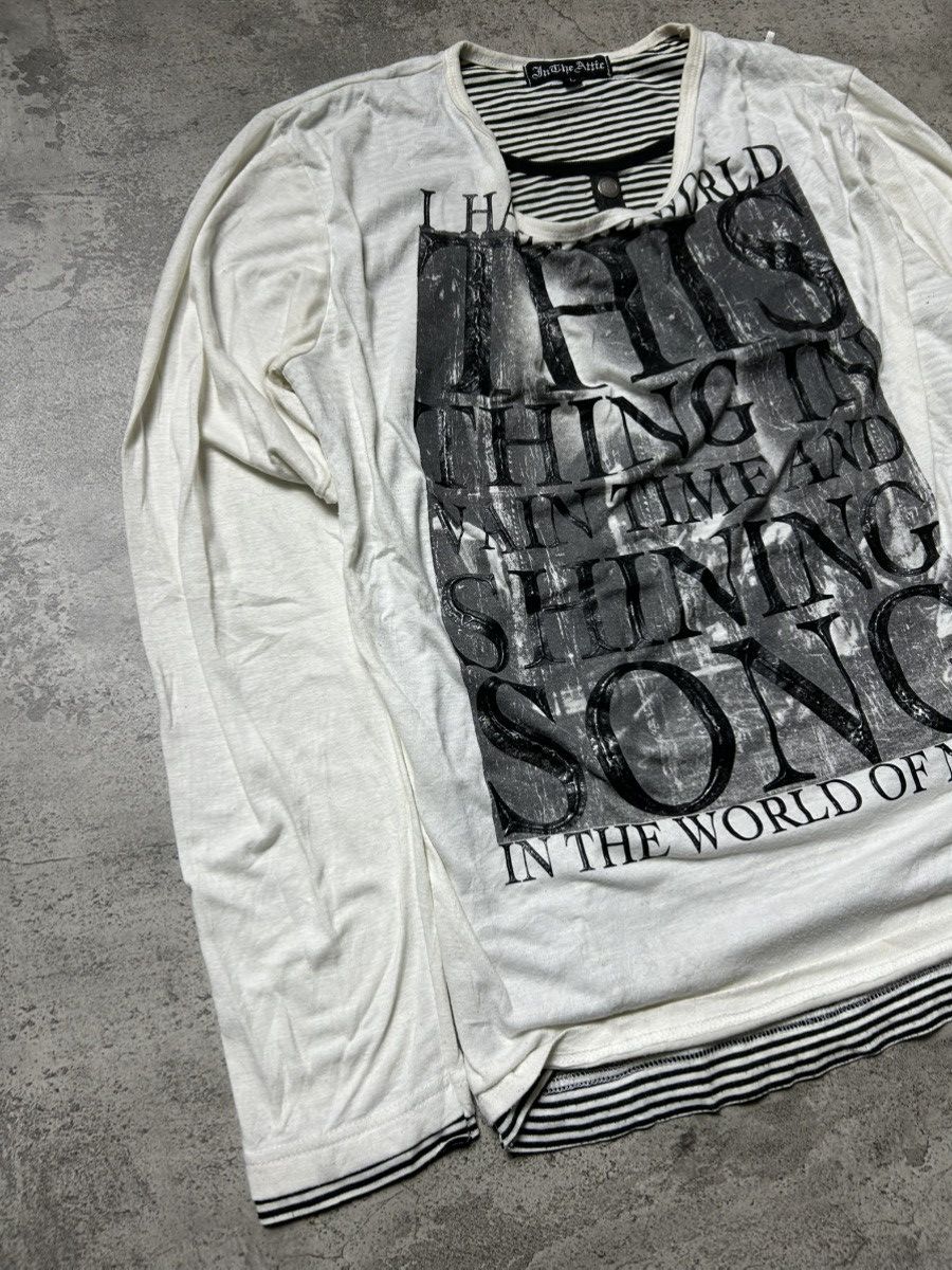 In The Attic 2000s In The Attic Poem Punk Long Sleeve Shirt Size US M / EU 48-50 / 2 - 2 Thumbnail