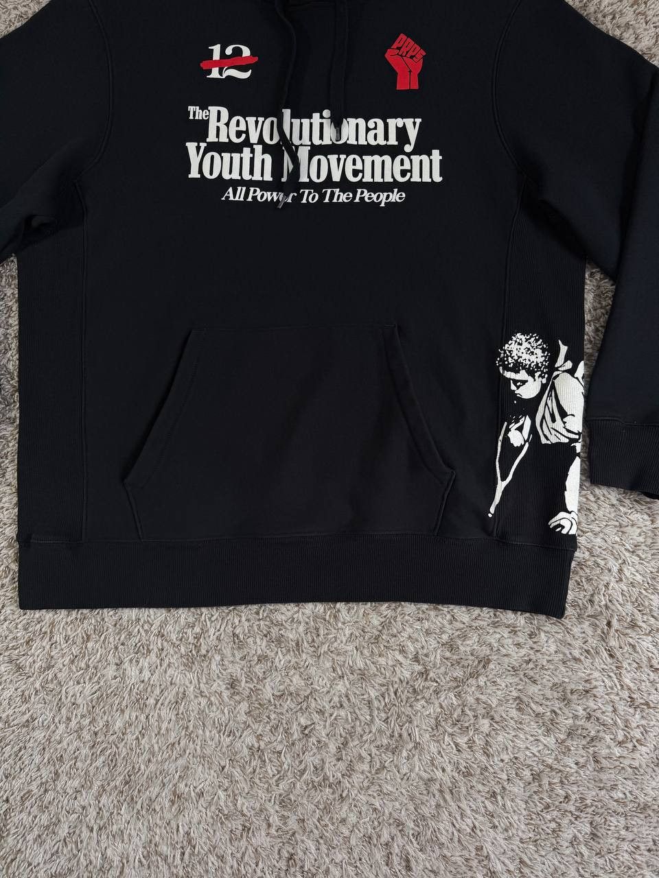 Prps PRPS Revolutionary Youth Movement Hoodie Black Size US XL / EU 56 / 4 - 3 Thumbnail