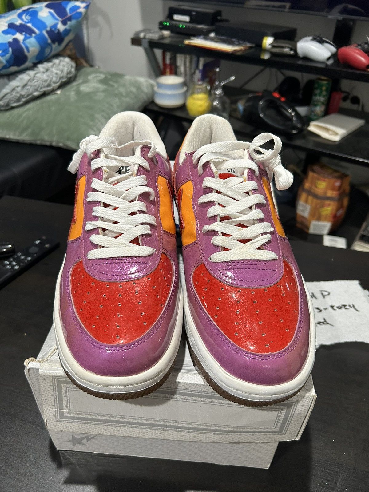 Bape BABY MILO X BAPESTA Size US 11 / EU 44 - 3 Thumbnail
