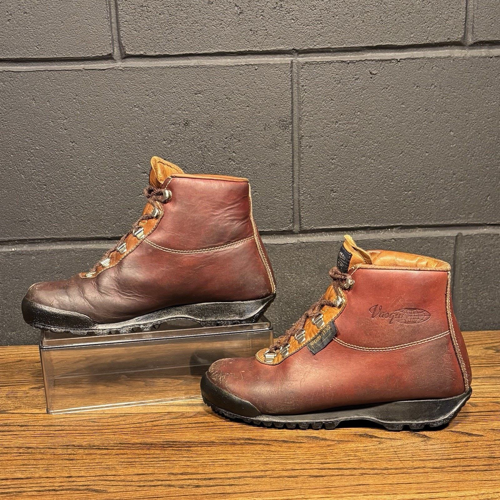 Vasque Vintage Vasque Sundowner Skywalk Cowhide Hiking Boots Size US 6.5 / EU 39-40 - 1 Thumbnail