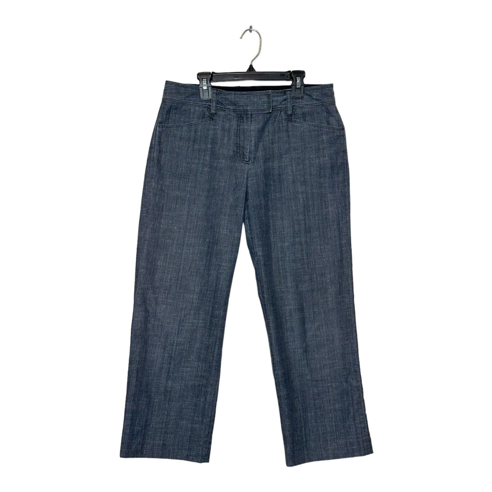 J.Crew J. Crew gray straight legs crop stretch jeans size 6 Size 33" - 1 Thumbnail