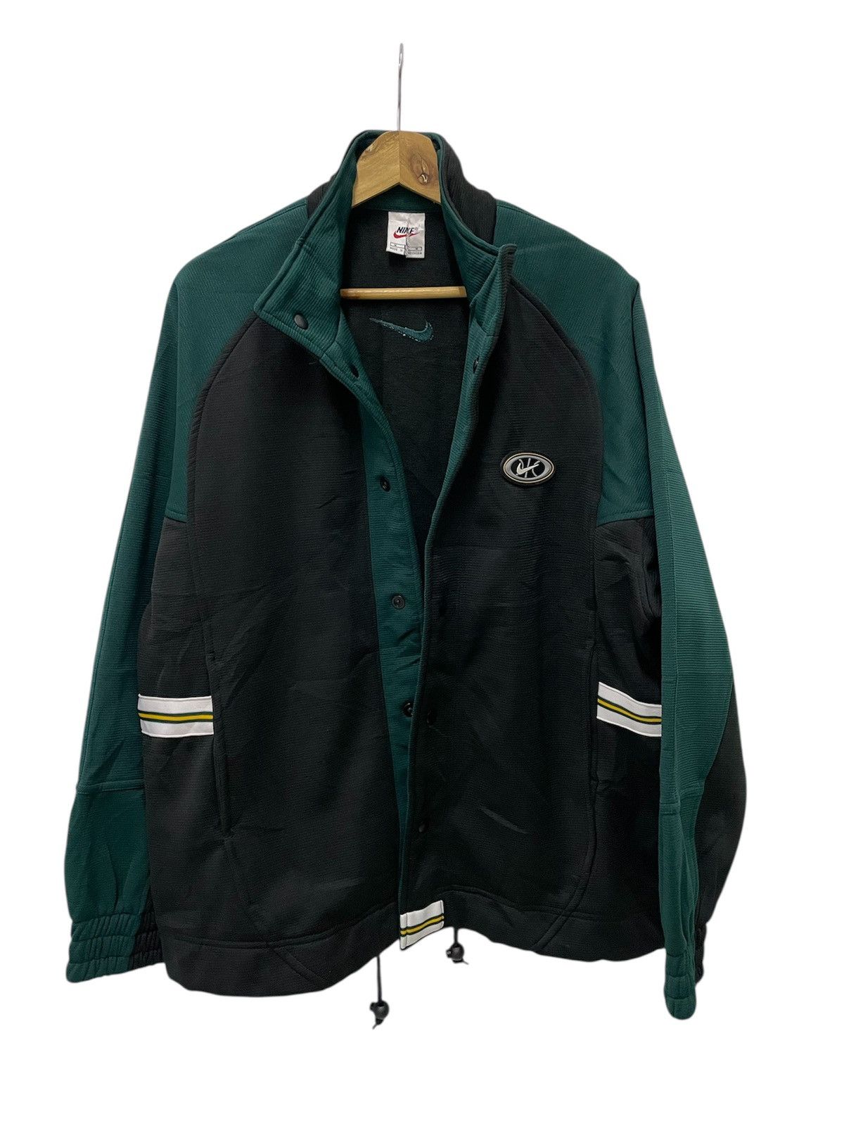 Nike 90s Nike Snap Button Tracktop Jacket Size US M / EU 48-50 / 2 - 3 Thumbnail