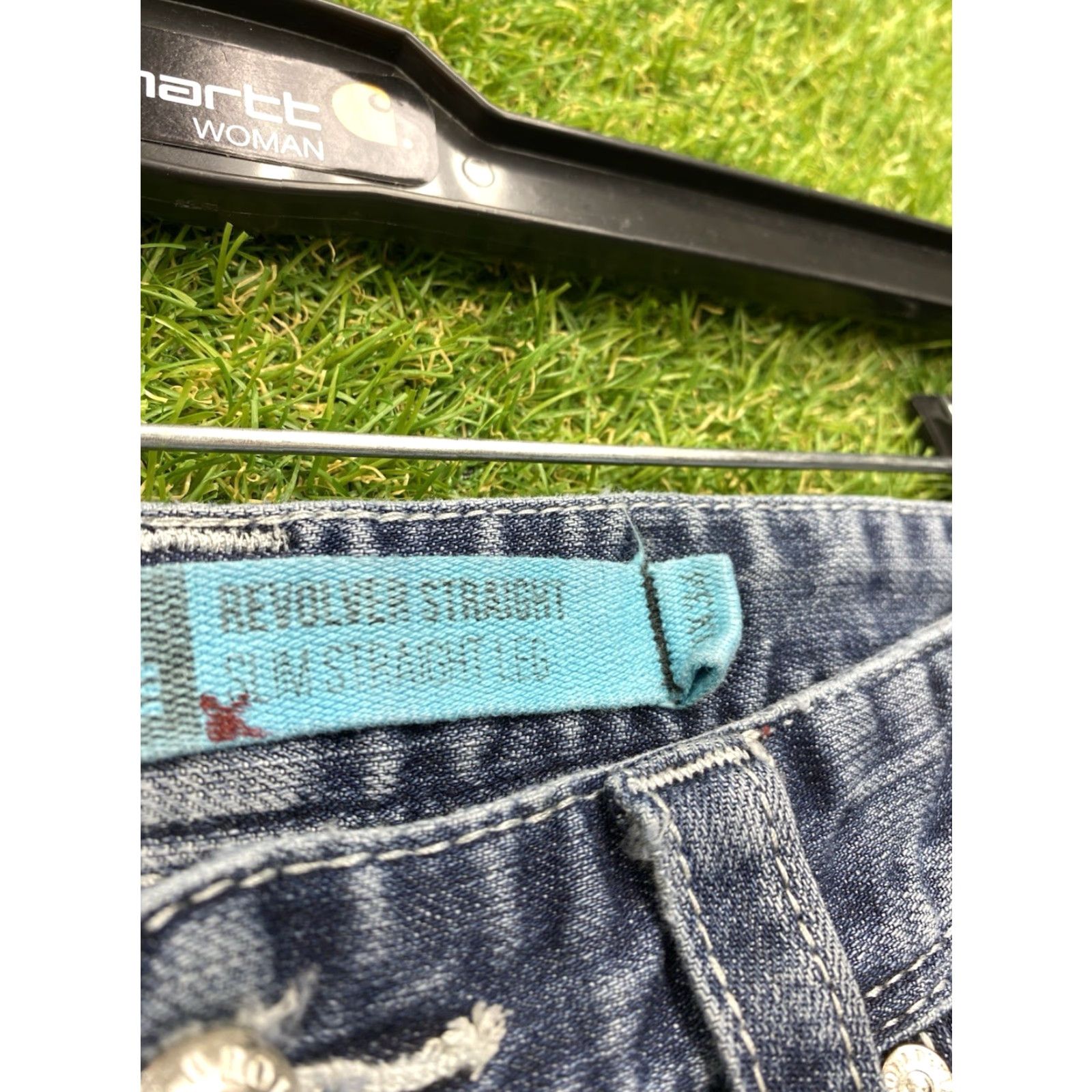 Denime Rock and Roll Cowboy Jeans Revolver Slim Straight Denim 28x32 Blue Jeans Rock and Roll Cowboy Revolver Slim Straight Denim 28x32 Blue Size US 28 / EU 44 - 7 Thumbnail