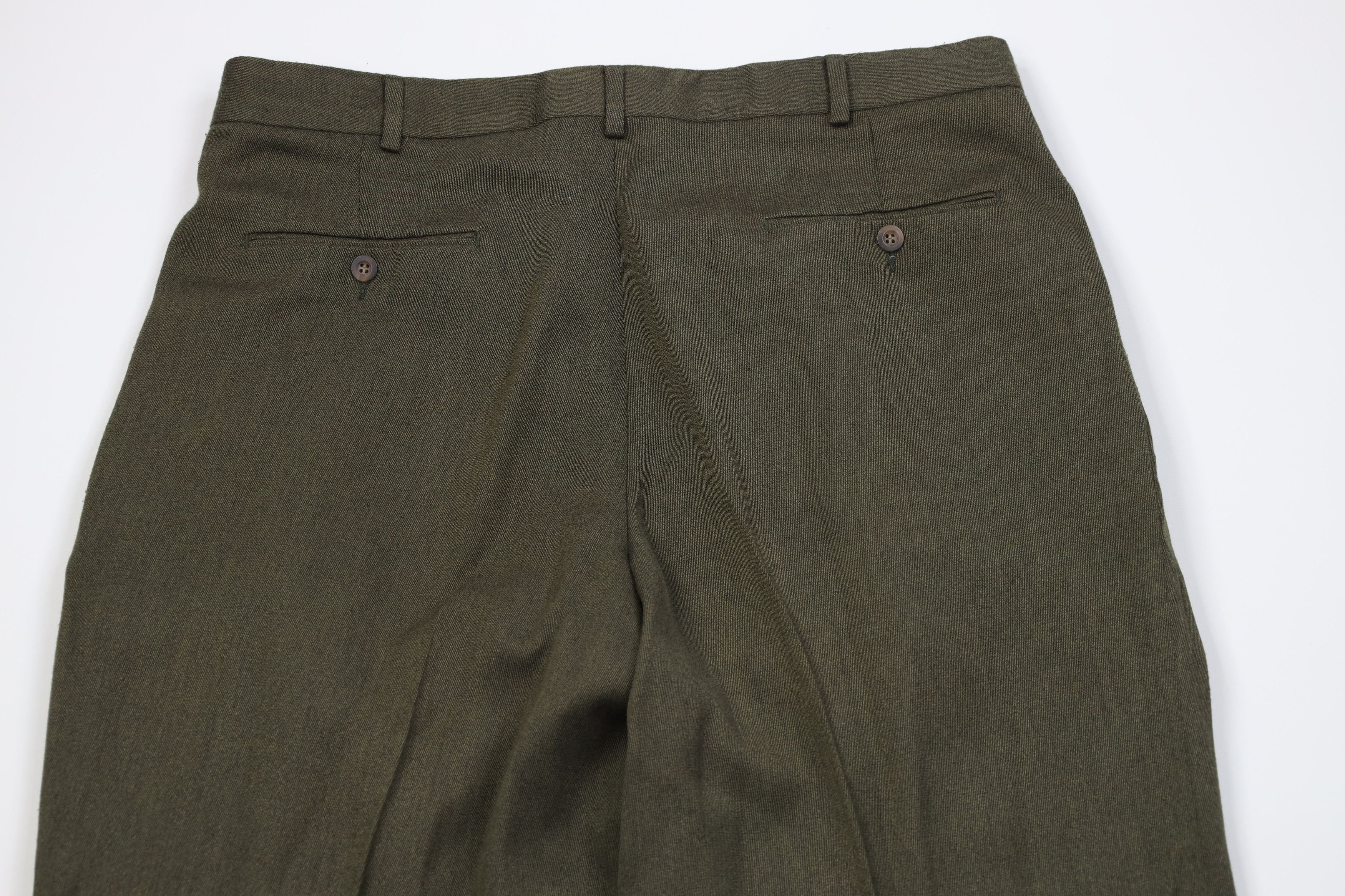 Vintage Vintage 90s Streetwear Wool Knit Wide Leg Chino Pants Size US 38 / EU 54 - 13 Thumbnail