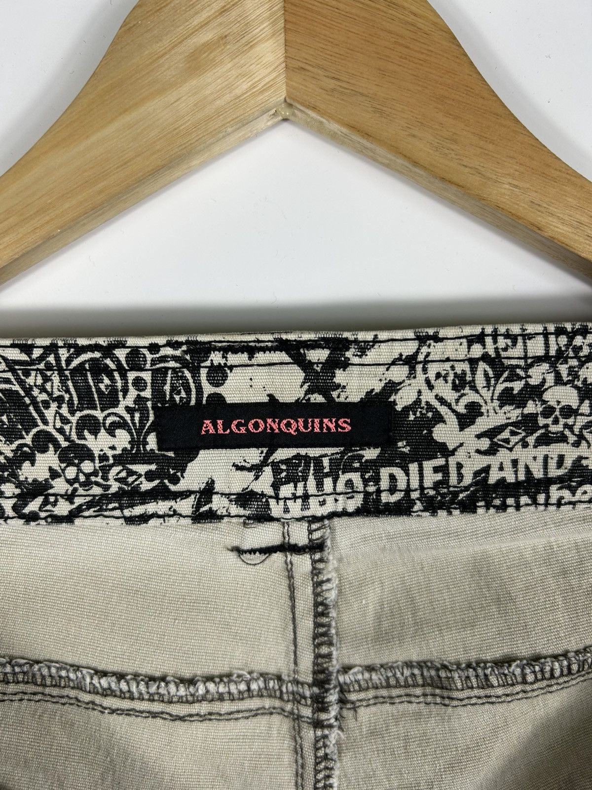 If Six Was Nine ⚡️Vintage Algonquins Skinny Punk Style Denim Size US 31 - 9 Thumbnail