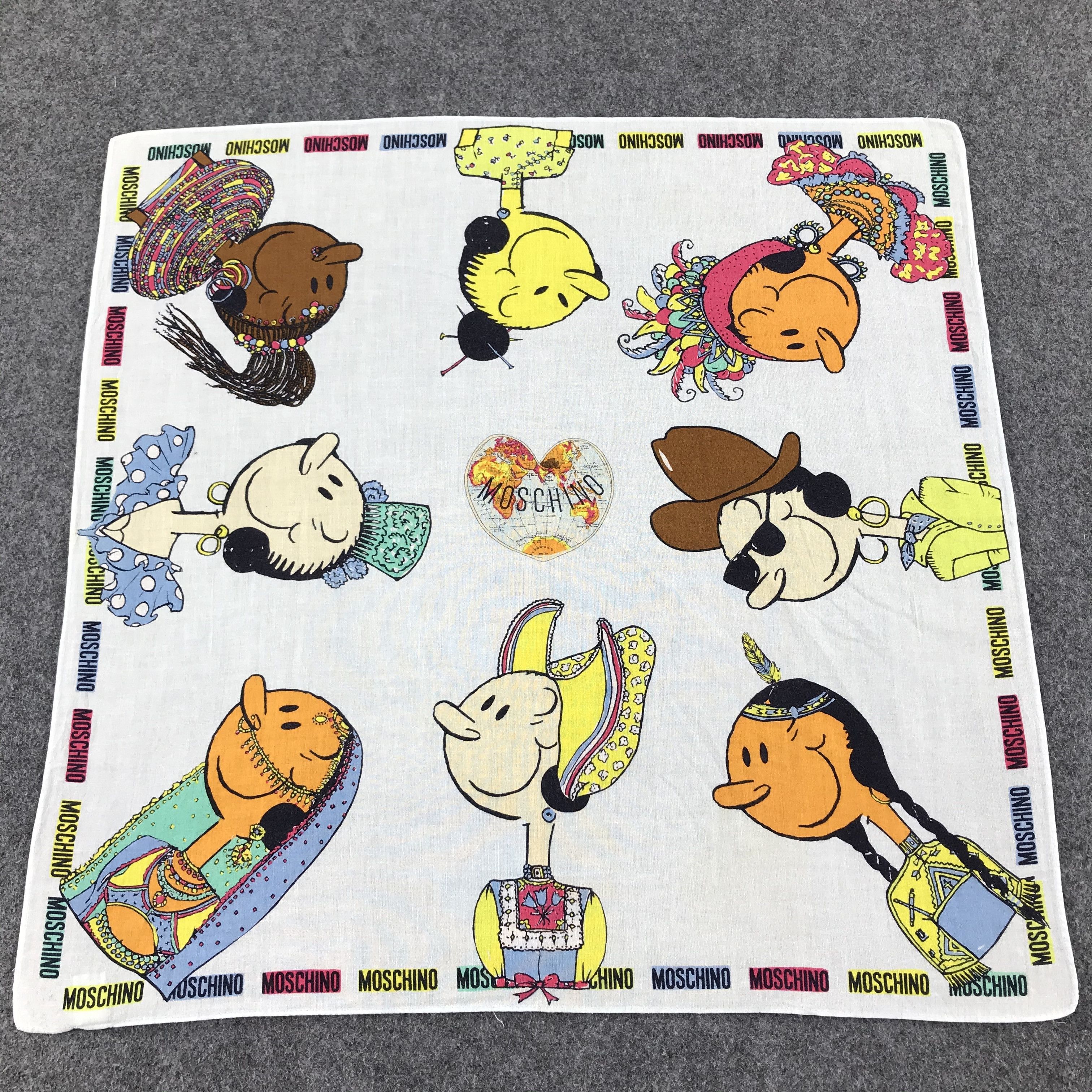 Moschino MOSCHINO Handkerchief Neckerchief Bandana H446 Size ONE SIZE - 1 Thumbnail