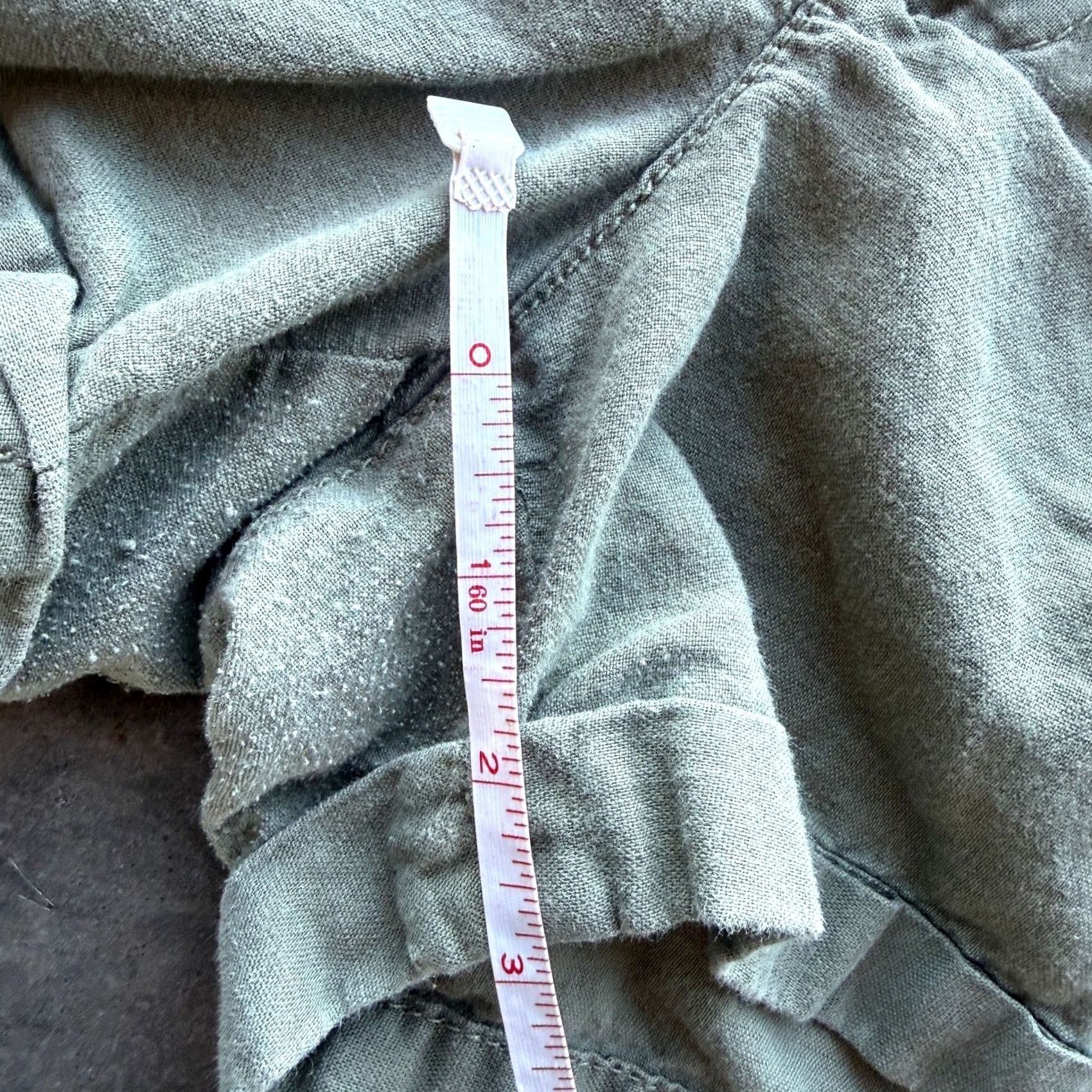 Vintage VINTAGE Abercrombie & Fitch Linen Blend Green Mini Casual Shorts Women’s L Chino Size 36" / US 14 / IT 50 - 5 Thumbnail