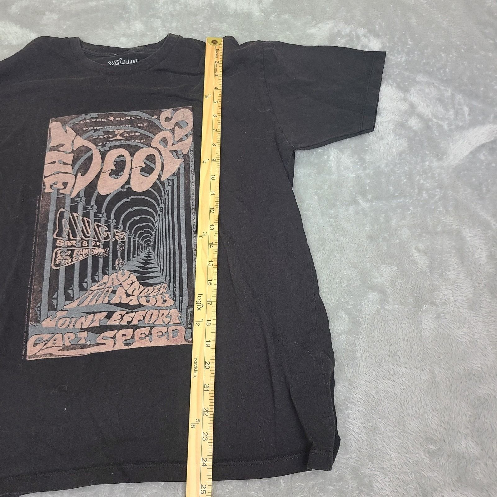Vintage The Doors Shirt Blue Collar Ethic Black Large Lavender Hill Size US L / EU 52-54 / 3 - 5 Thumbnail