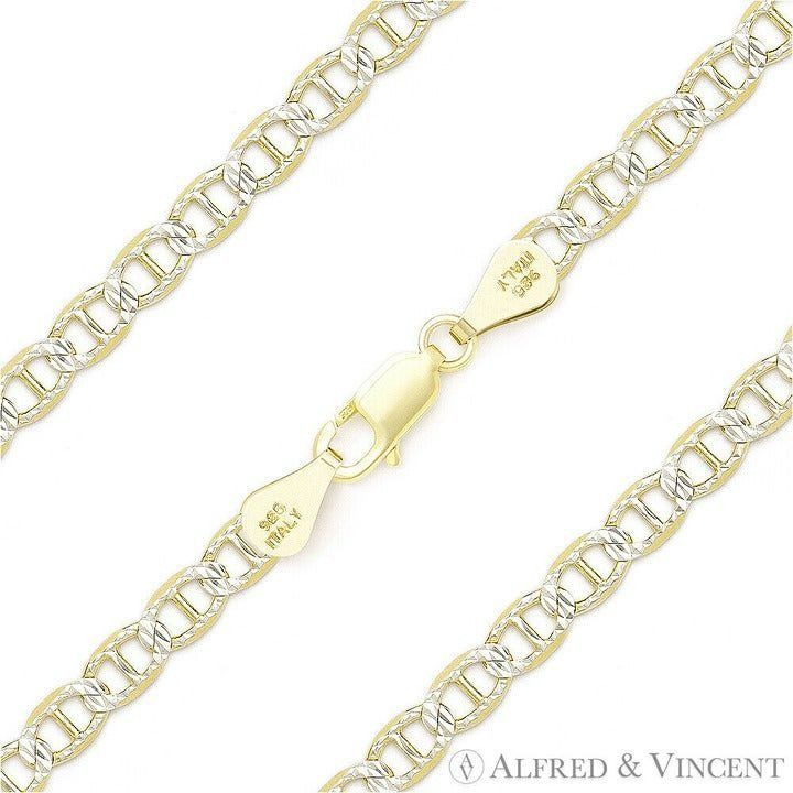 Other Marina Chain Anklet in .925 Sterling Silver w/ 14k YGold Size ONE SIZE - 1 Preview