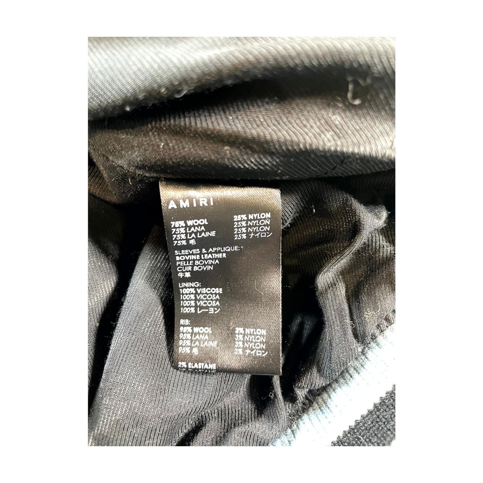 Amiri Amiri "Bone Varsity" Baby Blue Jacket Size US S / EU 44-46 / 1 - 5 Thumbnail