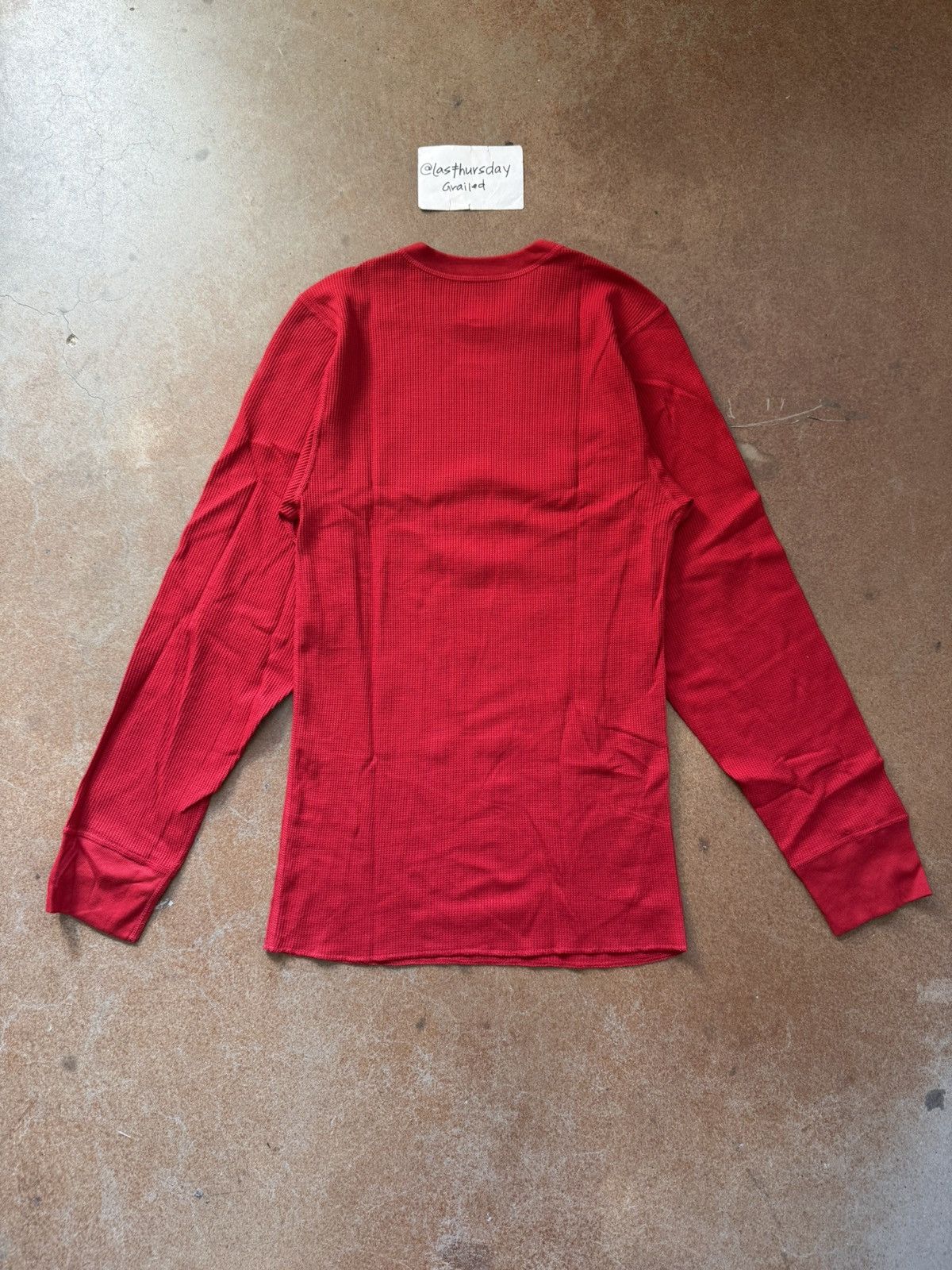 Hanes × Supreme Supreme x Hanes Bone Skeleton Thermal Red Large Size US L / EU 52-54 / 3 - 8 Thumbnail