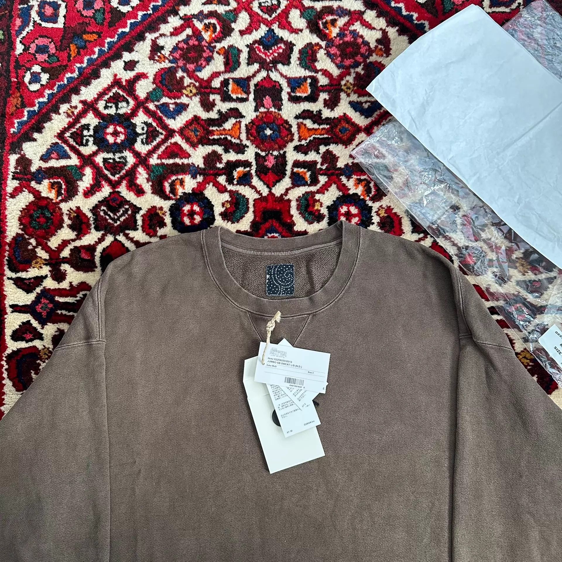 Visvim visvim 25AW ICT JUMBO SB LS sweat N.D.3 MUD Size US L / EU 52-54 / 3 - 4 Thumbnail