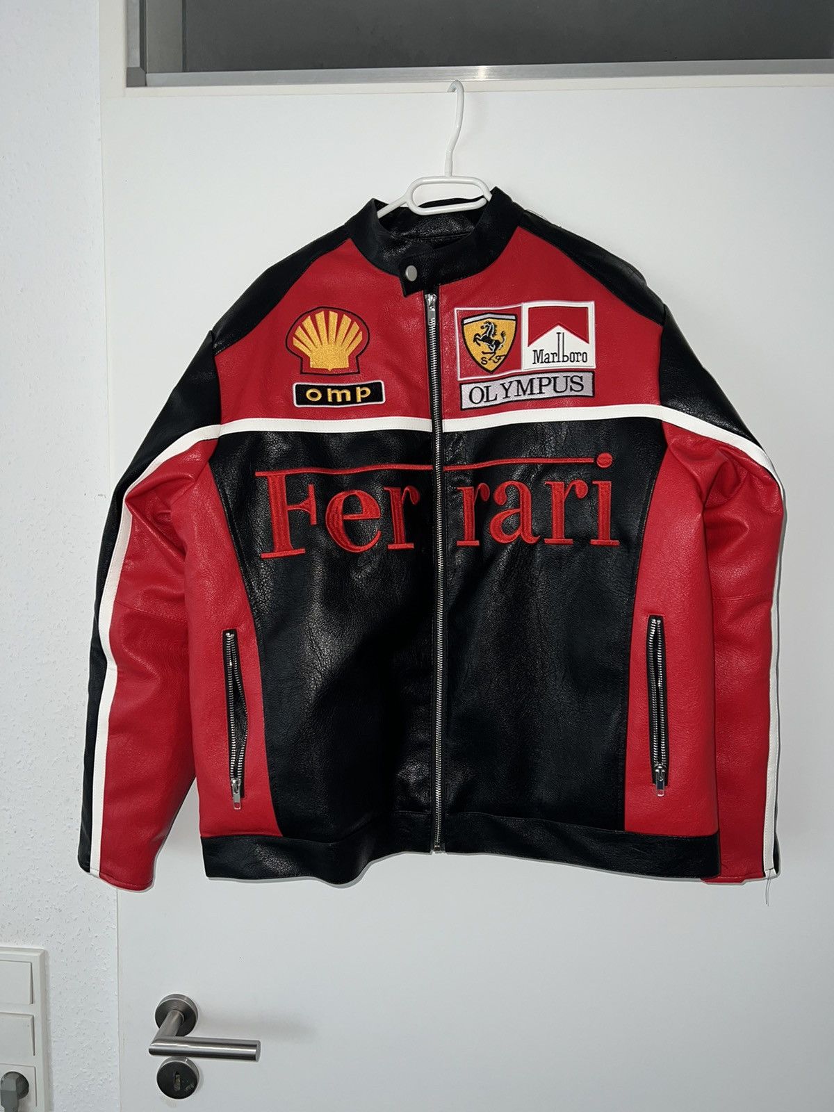 Other × Vintage Ferrari Racing leather Jacket Size US M / EU 48-50 / 2 - 13 Thumbnail