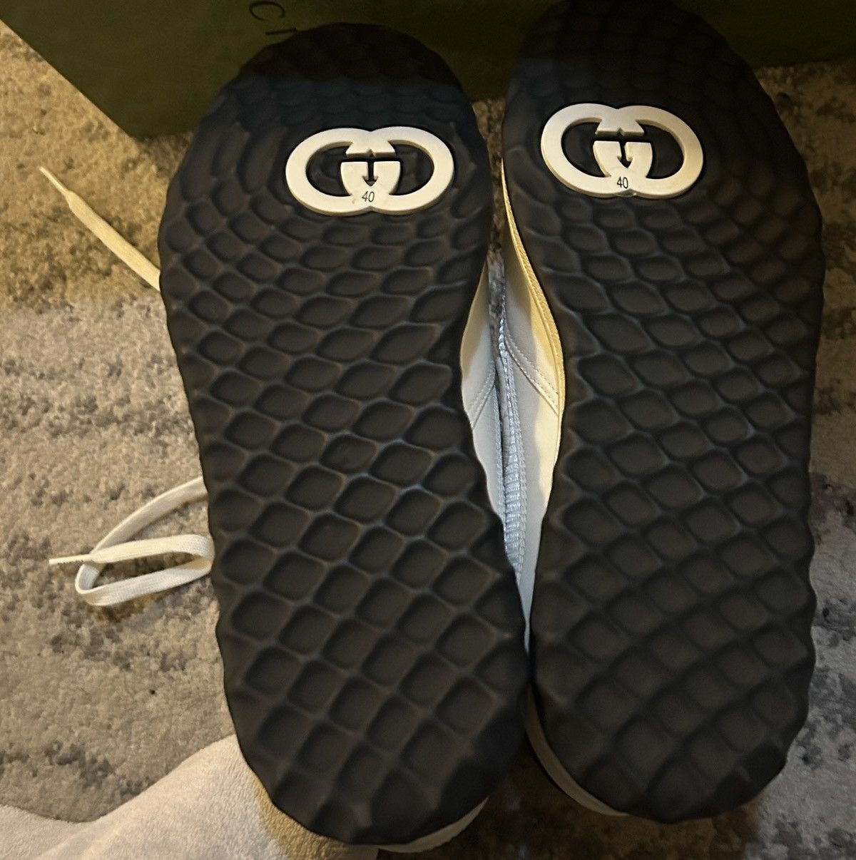 Gucci Gucci Mac80 Sneaker Off White Black size 40 Size US 10 / IT 40 - 5 Thumbnail