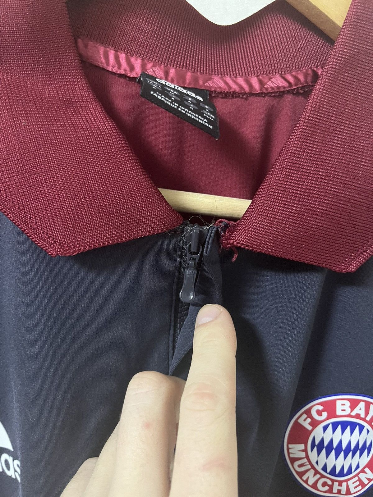 Vintage Adidas Bayern Munich Vintage 00s Soccer Polo Size US M / EU 48-50 / 2 - 5 Thumbnail