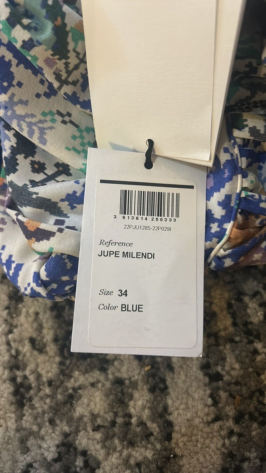 Isabel Marant Isabel Marant Milendi Floral Ruffle Ruched Silk Skirt Size 24" / US 00 / IT 34 - 6 Thumbnail