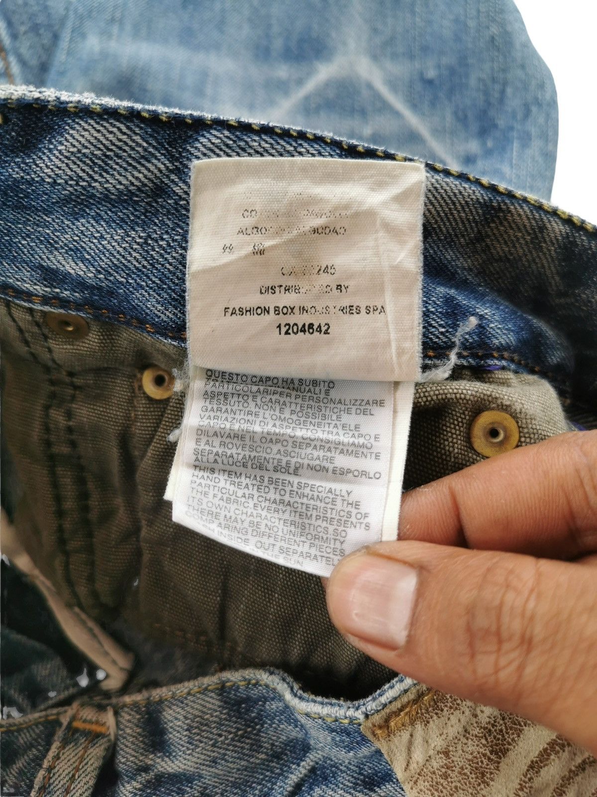 Replay Vintage Replay Distressed Denim Jeans ♦️ 31x34.5 Size US 31 - 14 Thumbnail