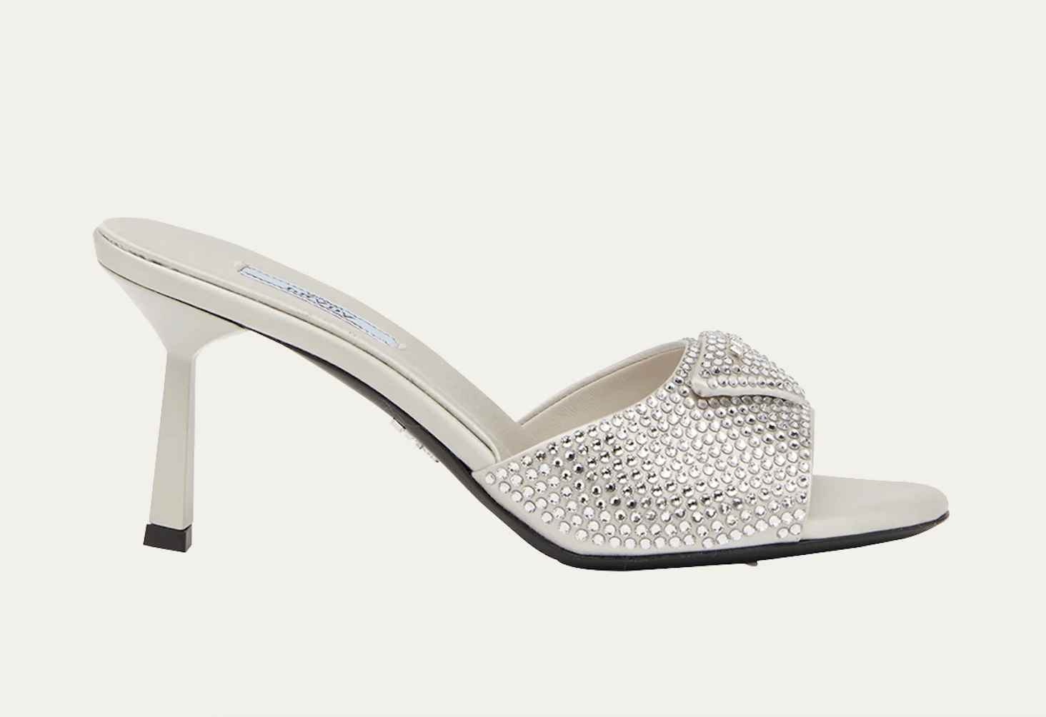 Prada Prada Crystal Stiletto Perla Backless Sandal Mule Heel 36 Size US 6 / IT 36 - 1 Thumbnail