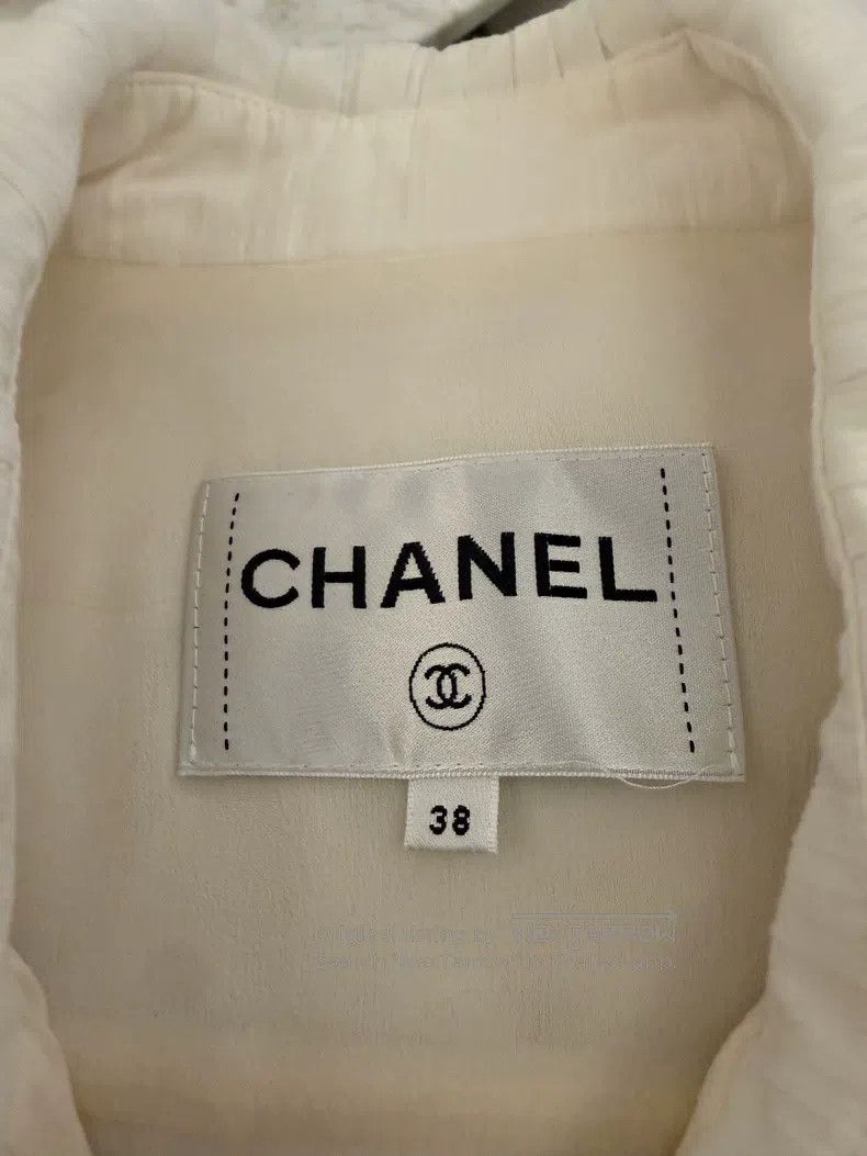 Chanel Chanel 20P white camelia pleated vest Size XS / US 0-2 / IT 36-38 - 3 Thumbnail