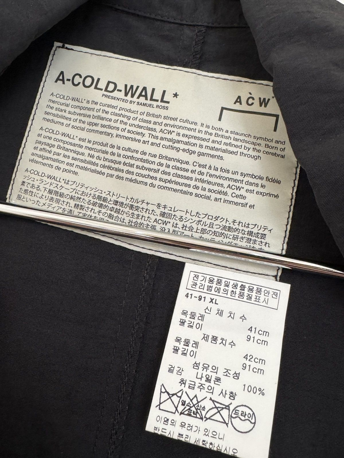 A-COLD-WALL* A-COLD-WALL UTILITY POCKET SHIRT - BLACK Size US XL / EU 56 / 4 - 6 Thumbnail