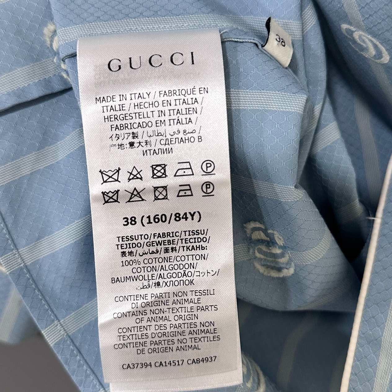 Gucci Gucci embroidered logo shirt 2501-Nextarrow Size US XXS / EU 40 - 5 Thumbnail