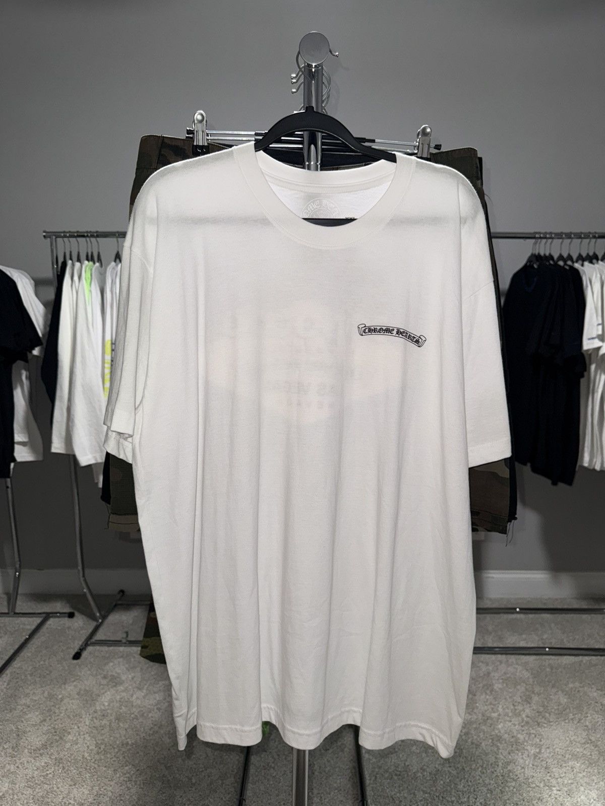 Chrome Hearts Chrome Hearts White Las Vegas Welcome Sign S/s Size US XXL / EU 58 / 5 - 2 Thumbnail