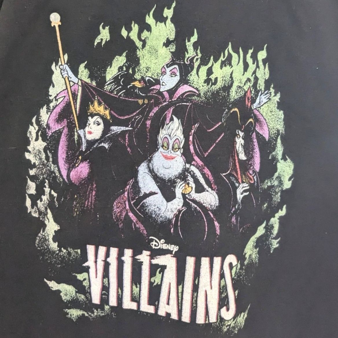 Disney Disney Villains Black Sweatshirt L/G Halloween Ursula Malefi Size L / US 10 / IT 46 - 3 Thumbnail