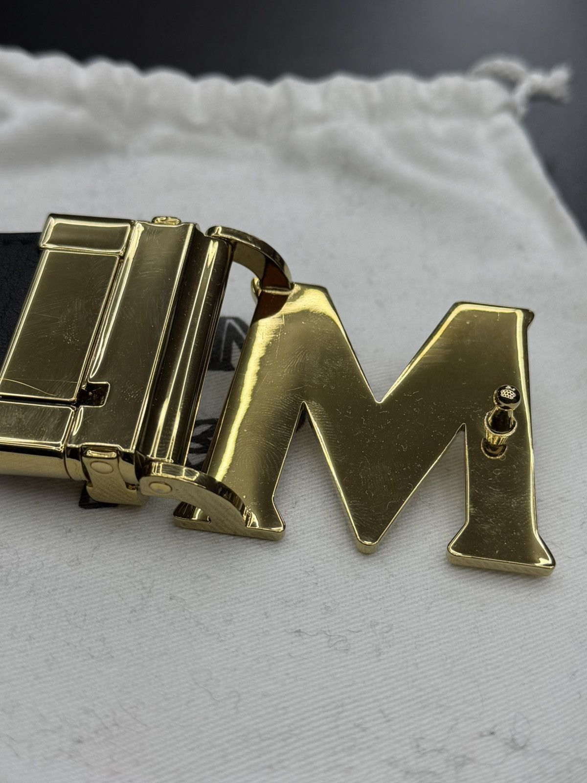 MCM Size 30 - MCM Visetos Artwork Belt Monogram Size 30 - 7 Thumbnail