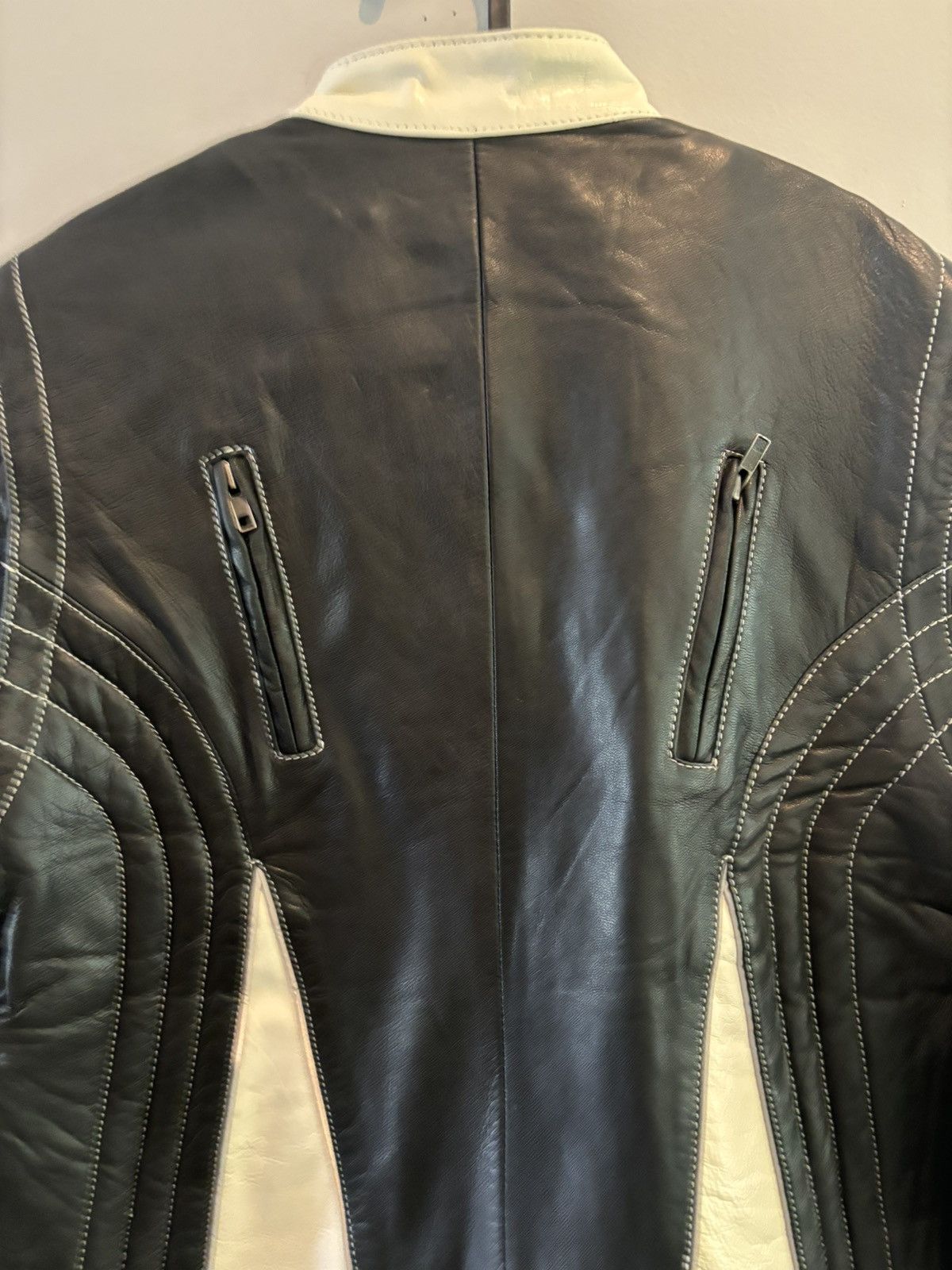Vintage Vintage Leather Jacket/Vest Detachable Motorcycle Apparel Size US L / EU 52-54 / 3 - 12 Thumbnail