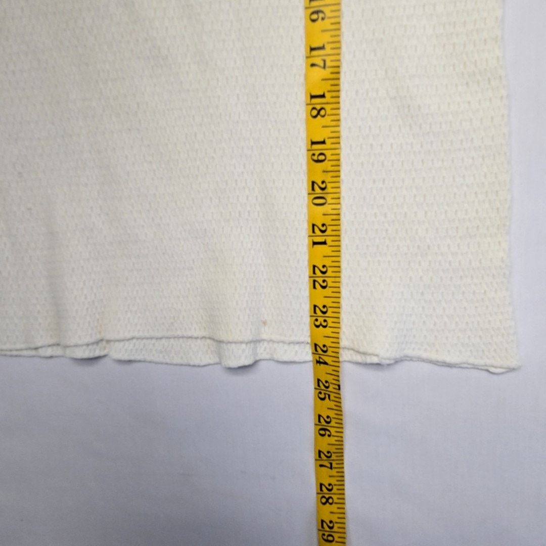 Sears Vintage Sears Thermal Shirt Cream 70s Mens Medium VTG Size US M / EU 48-50 / 2 - 14 Thumbnail