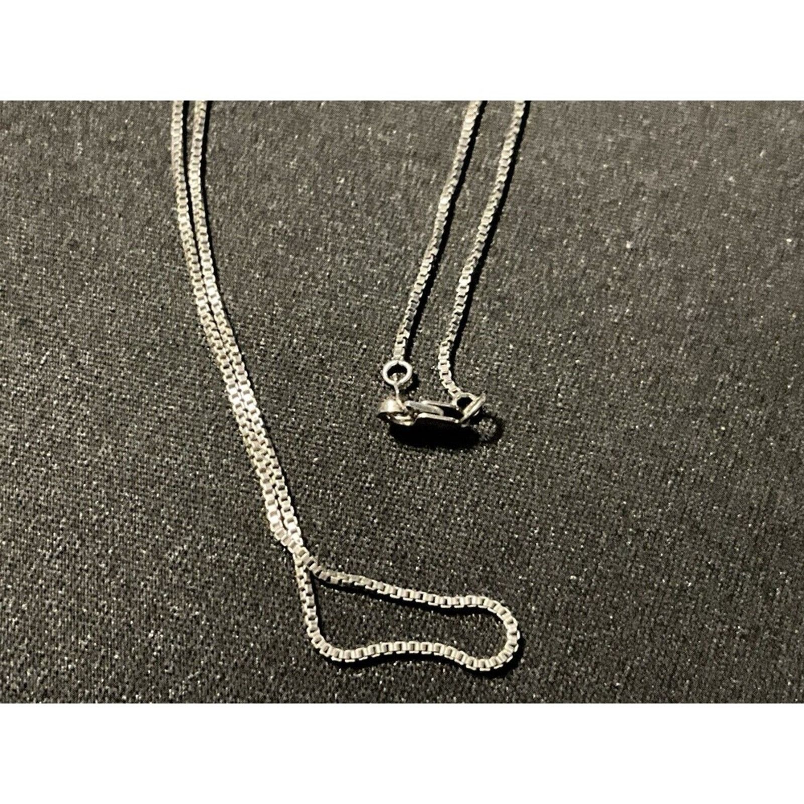 Other 925 18in Silver Box Chain Necklace Size ONE SIZE - 2 Thumbnail