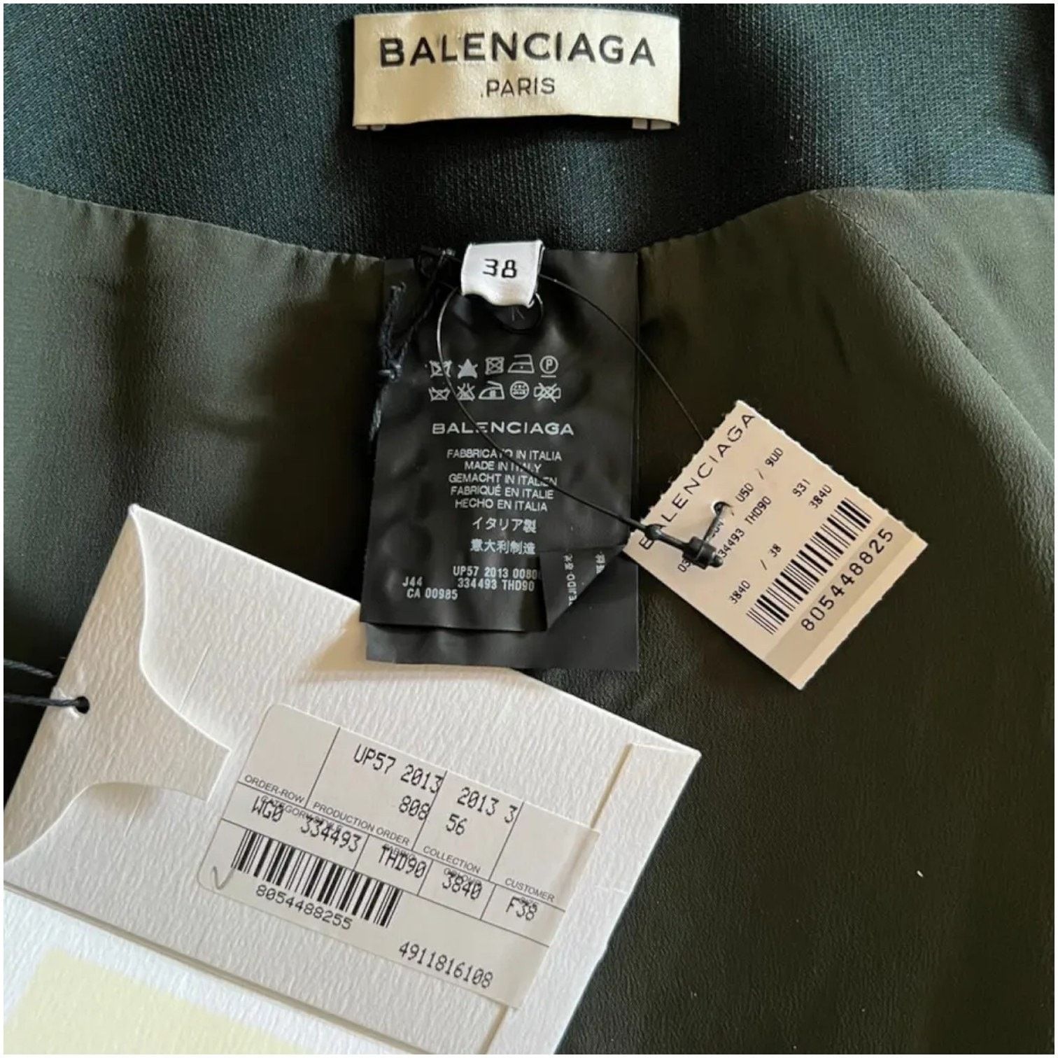 Balenciaga BALENCIAGA Evergeen Jacquard Silk-Blend Skirt, M/FR38 Size 27" / US 4 / IT 40 - 6 Thumbnail