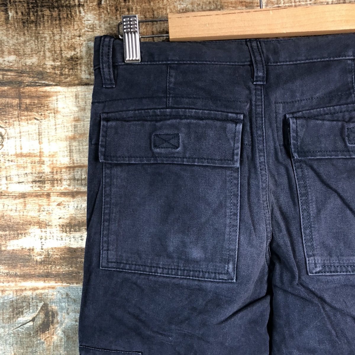 Japanese Brand Old Navy Black Cargo Multipocket Pants #A2521 Size US 28 / EU 44 - 19 Thumbnail