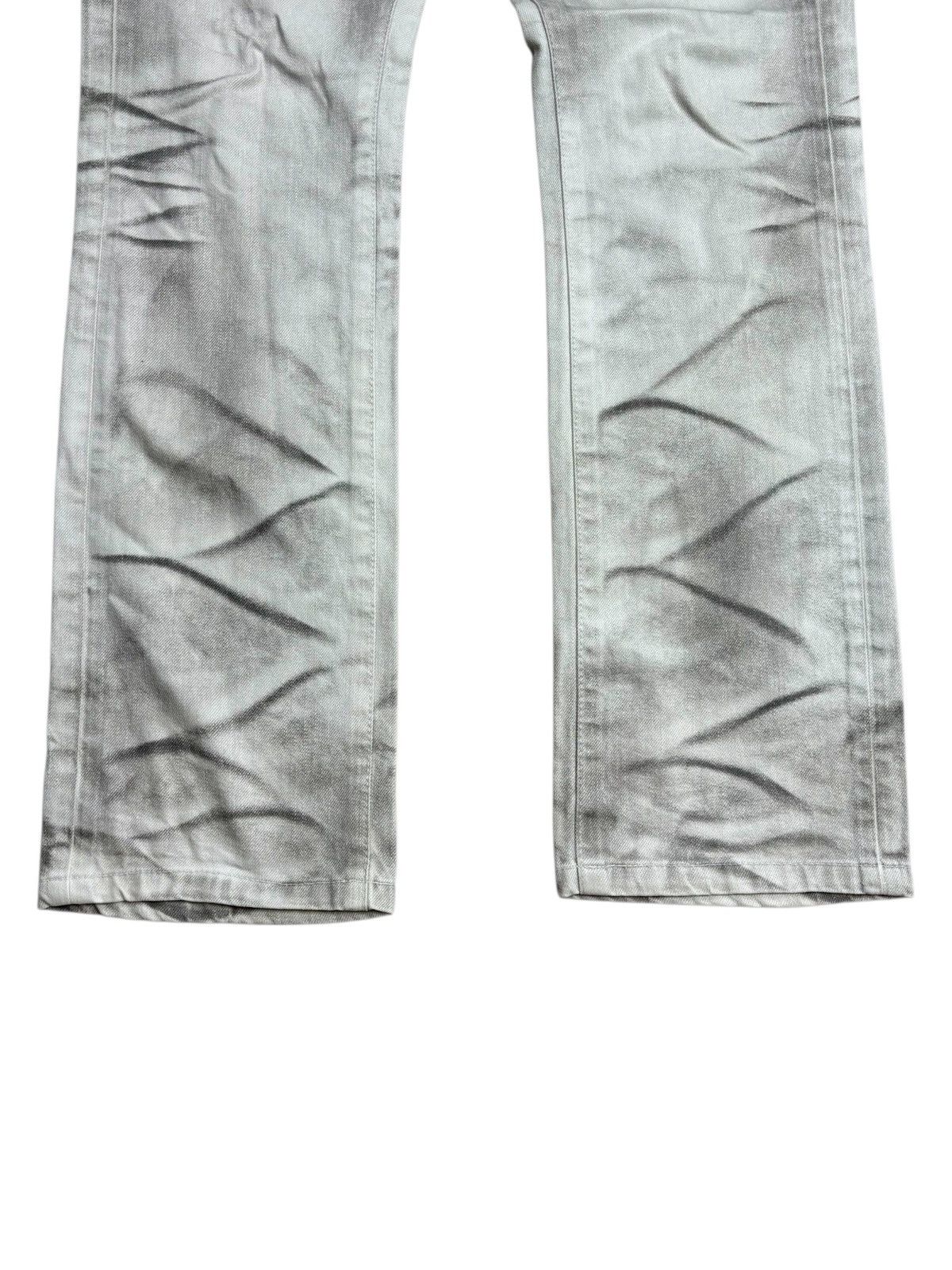 Yasuyuki Ishii 2000s Civarize - Waxed Clawmark Denim Pants Size US 29 - 5 Thumbnail