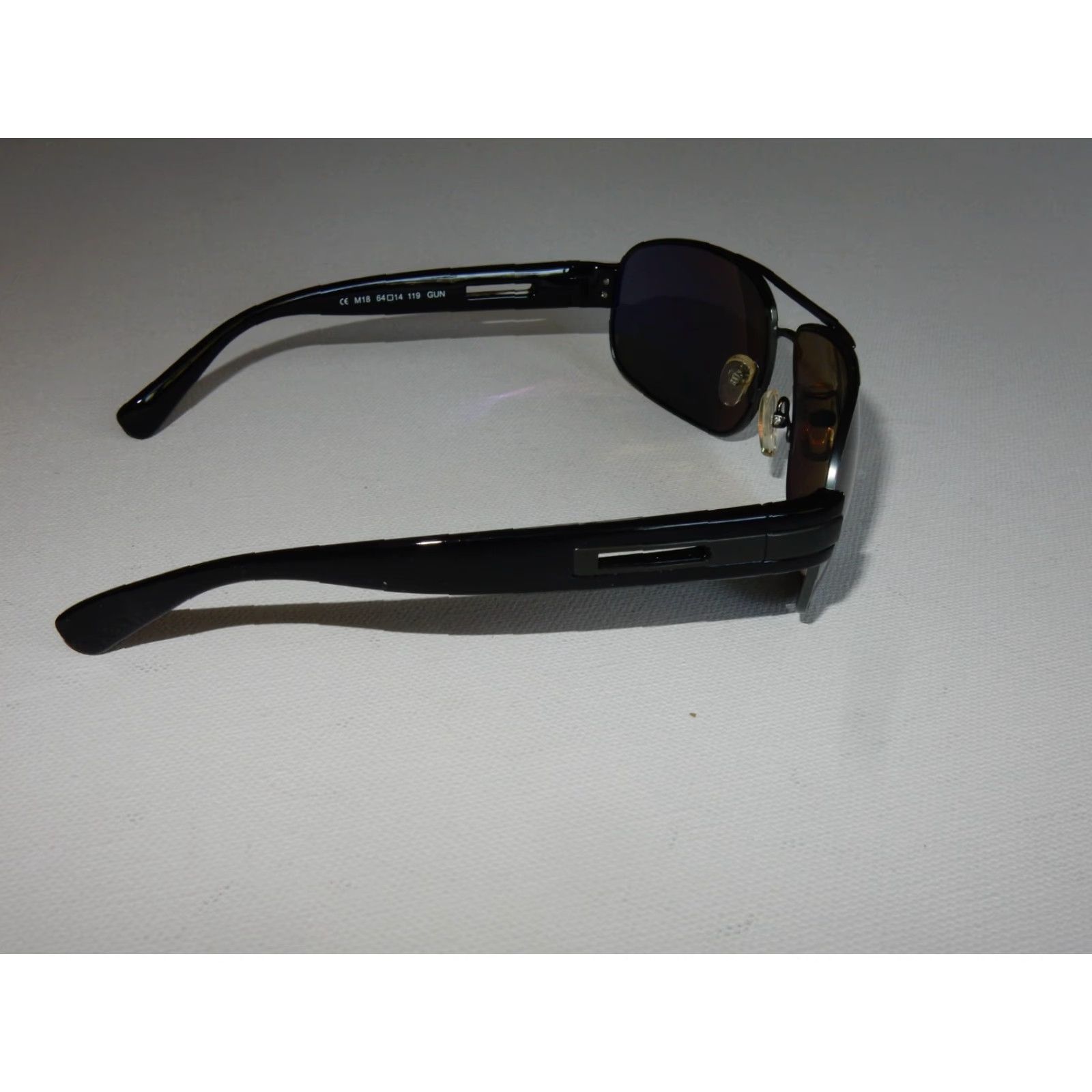 Vintage Kirkland Signature Aviator Sunglasses Frames Only Men Adult Medium Black Retro Style Size ONE SIZE - 3 Thumbnail