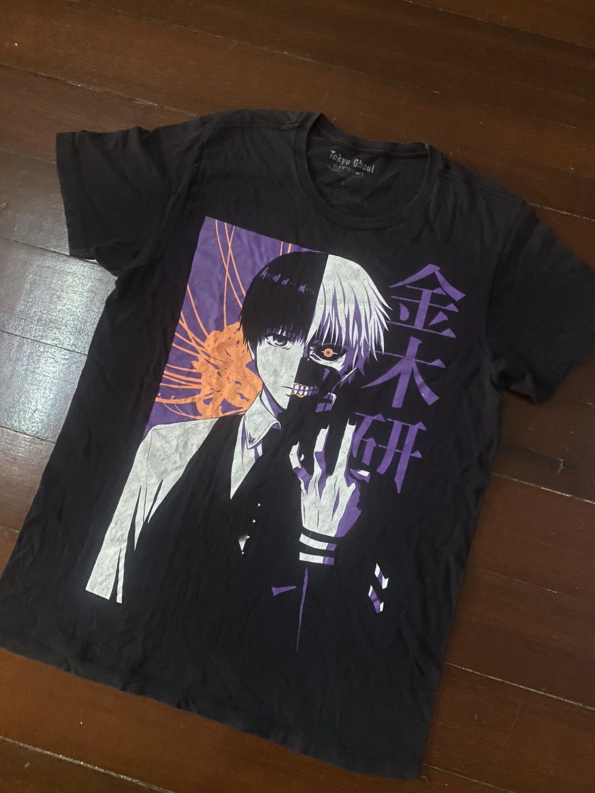 Anime × Japanese Brand Japanese Anime Manga Series Tokyo Ghoul Box Logo Printed Size US L / EU 52-54 / 3 - 5 Thumbnail