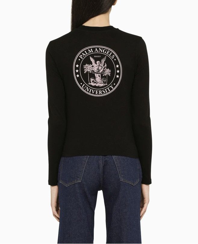 Palm Angels Palm Angels Womens Long Sleeve Shirt Black Size XS Size XS / US 0-2 / IT 36-38 - 14 Thumbnail
