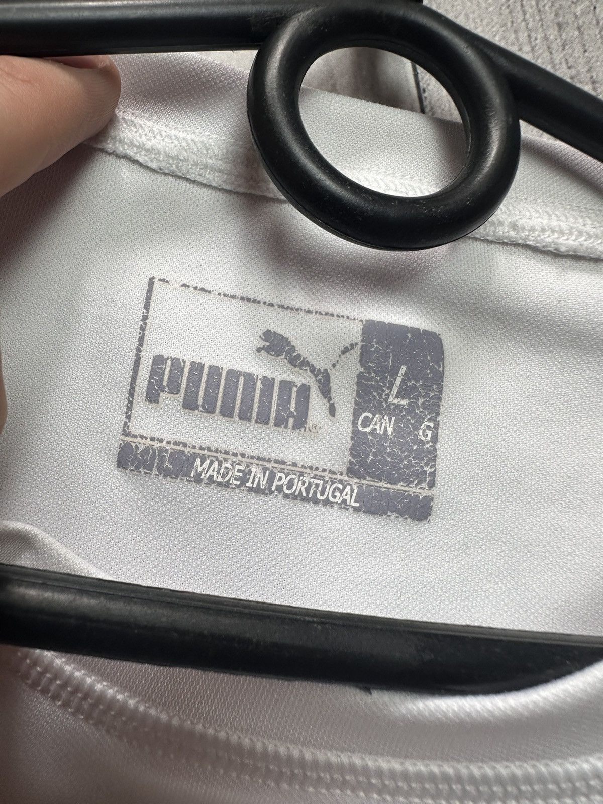 Puma × Vintage Vintage Puma Italia soccer jersey size L white Size US L / EU 52-54 / 3 - 4 Thumbnail
