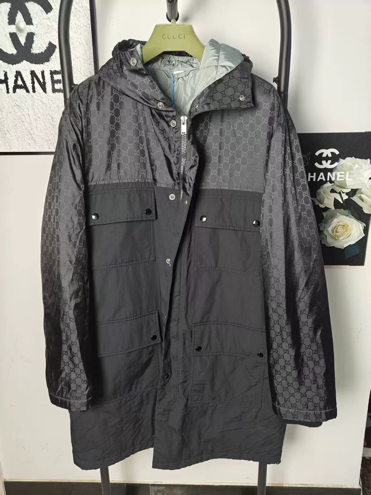 Gucci Gucci Full Print Padded Jacket Size US M / EU 48-50 / 2 - 1 Thumbnail