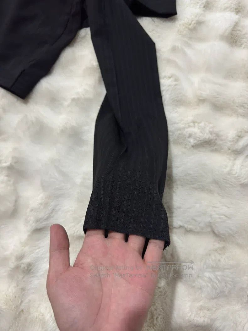 Other Saint Laurent Paris Men's Dark Stripe Trousers Size US 34 / EU 50 - 9 Thumbnail