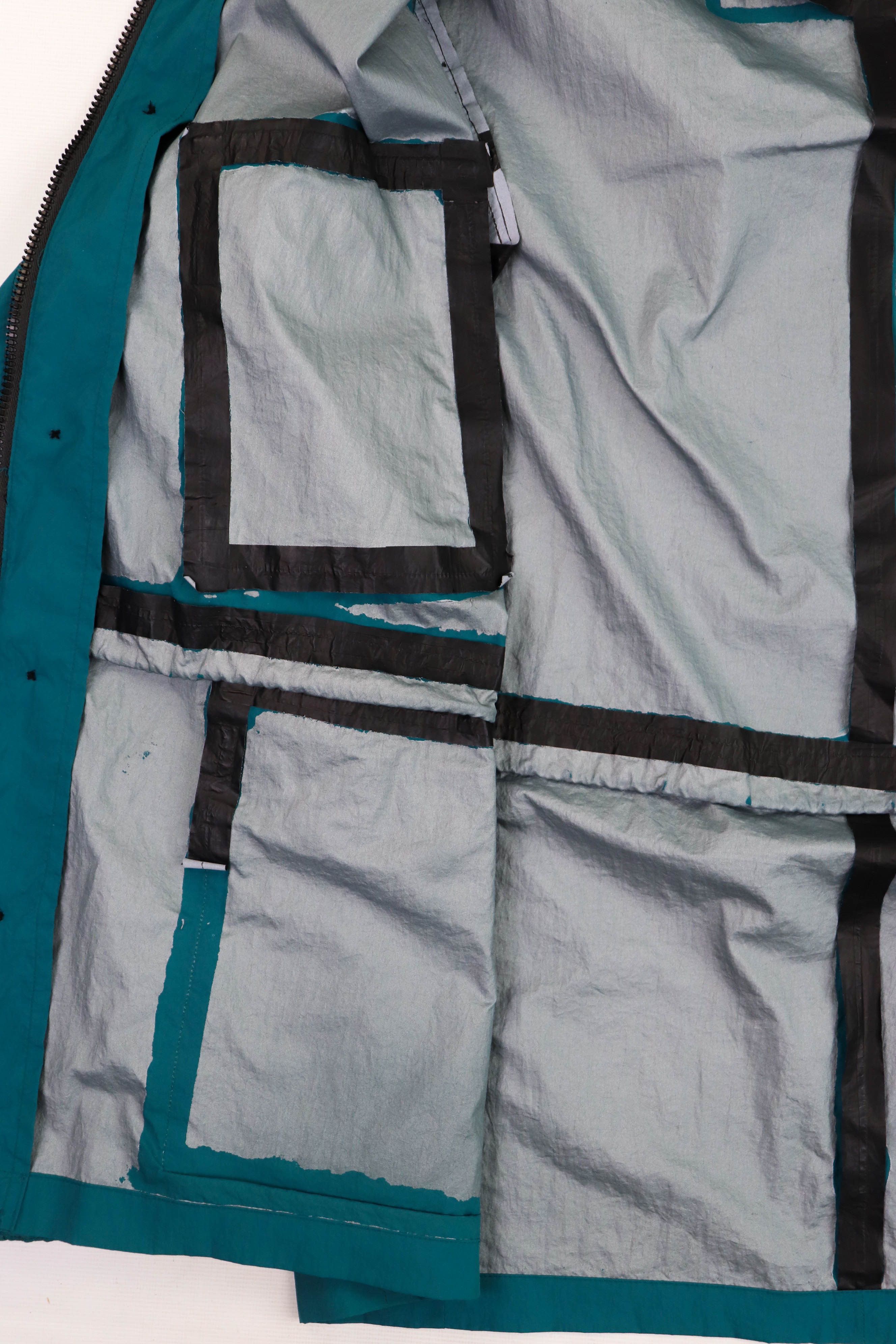 Paul Smith Paul Smith Jeans Sea Wave Green Nylon RiRi Zip Field Jacket Size US XL / EU 56 / 4 - 13 Thumbnail