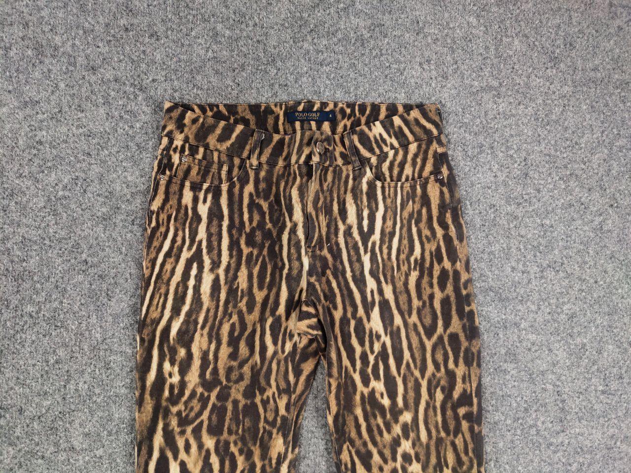 Polo Ralph Lauren Polo Golf Ralph Lauren Leopard Pattern Womens Slim pants Size 25" / US 0 / IT 36 - 6 Thumbnail