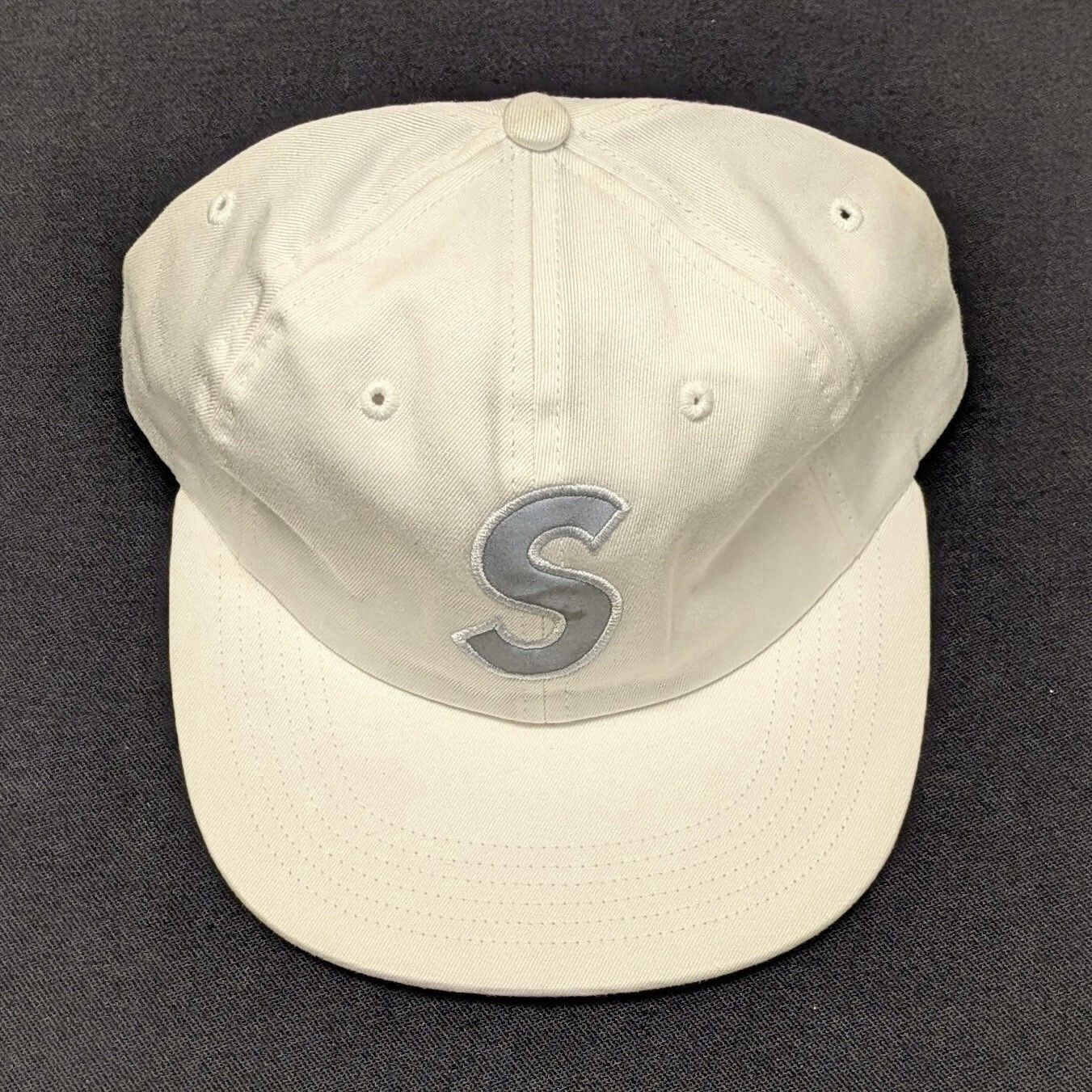Supreme Supreme S Logo 3M Reflective 6 Panel Navy | Grailed