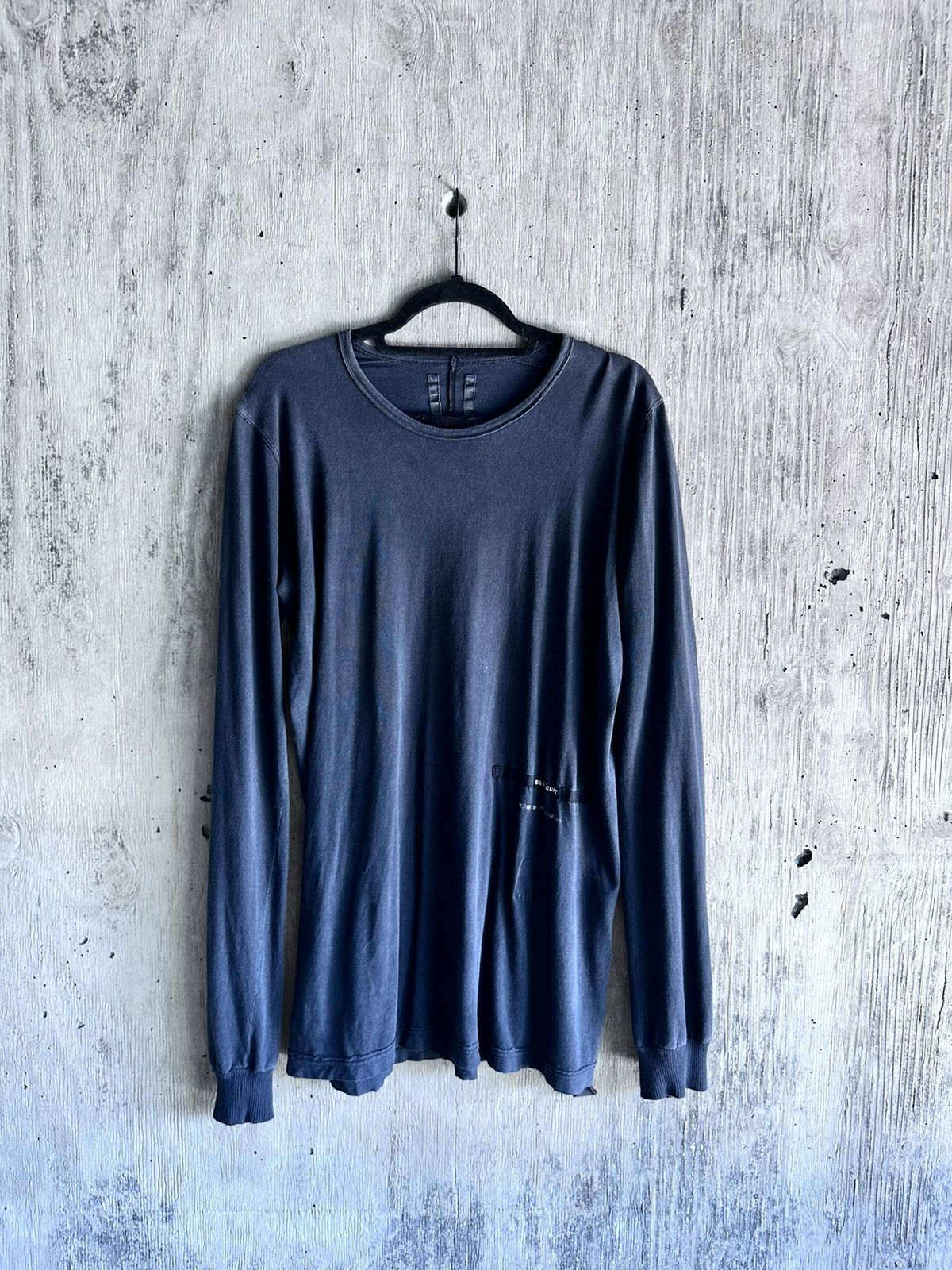 Rick Owens Archive Mainline Silk/Viscose Long Sleeve | Grailed