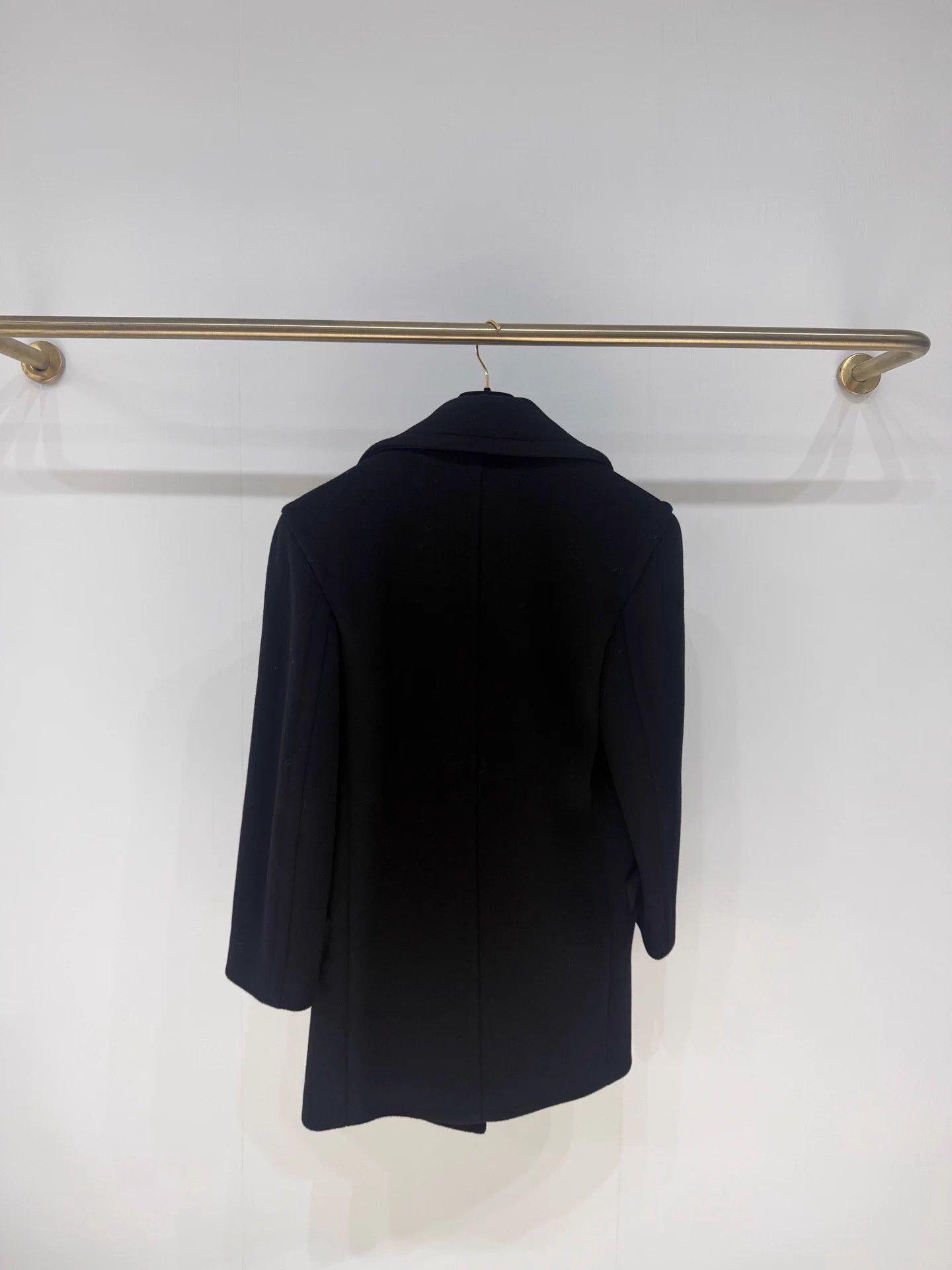 Saint Laurent Paris SLP Classic Double-Breasted Pea Wool Coat FR36 New Size XS / US 0-2 / IT 36-38 - 6 Thumbnail