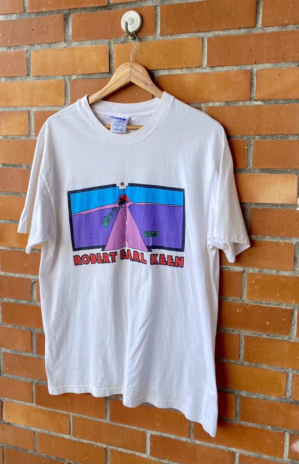 Band Tees Vintage 90’s Robert Earl Keen Short Sleeve T-Shirt Size US L / EU 52-54 / 3 - 4 Thumbnail