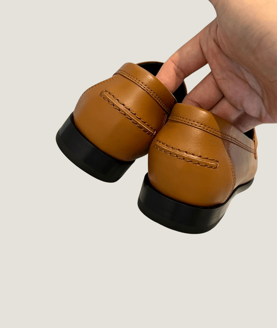 Hermes Hermes Destin Naturel Leather Kelly Buckle Loafers Size US 8 / IT 38 - 6 Thumbnail